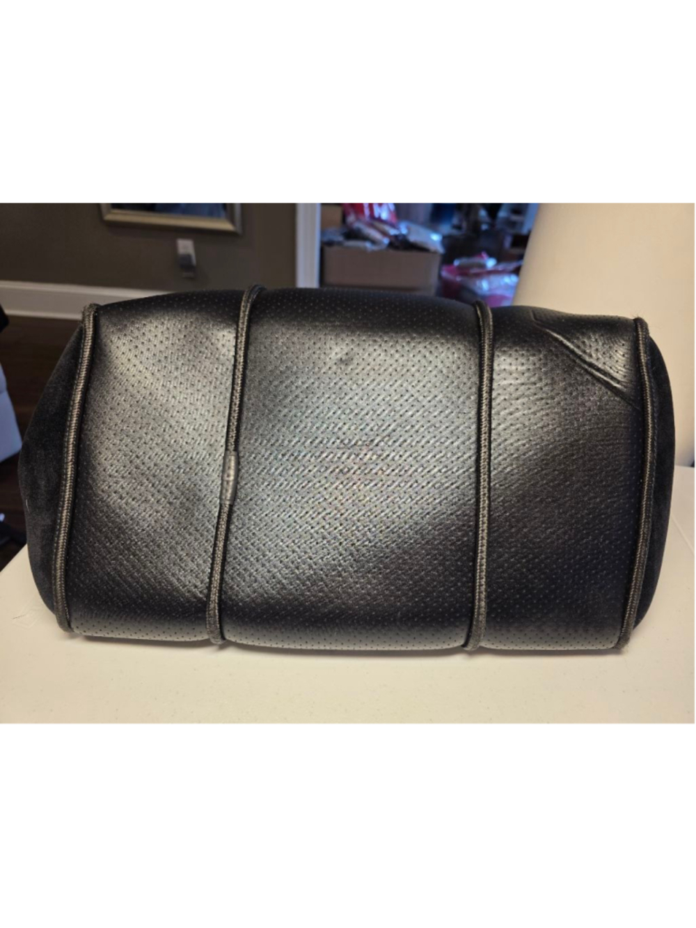 Haute Shore Black Neoprene Star Tote Bag Travel Gym Weekender - Picture 13 of 13